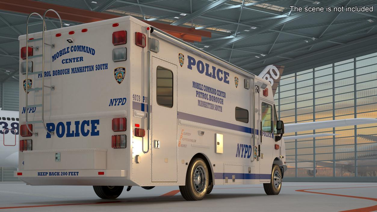 3D NYPD Mobile Command Center