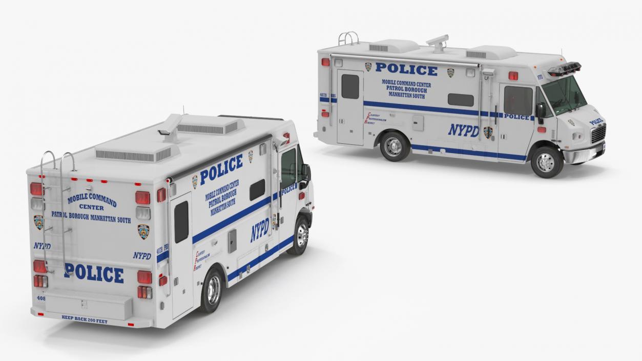 3D NYPD Mobile Command Center