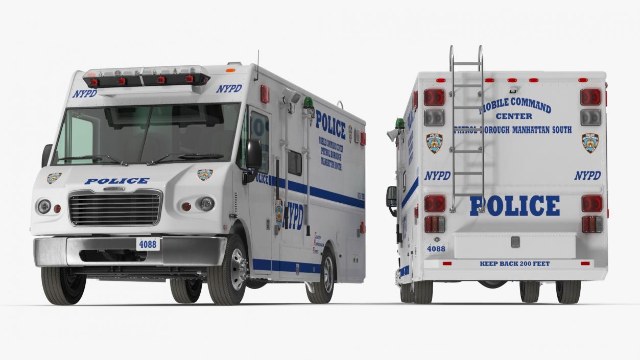 3D NYPD Mobile Command Center