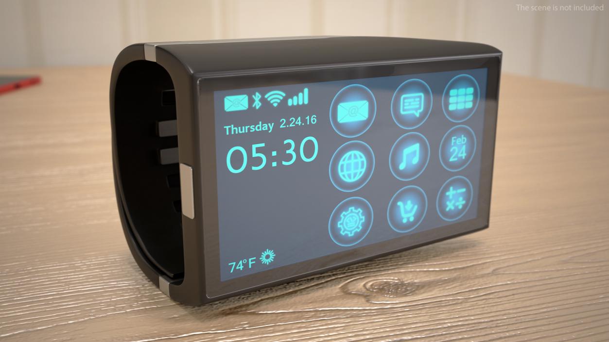 Wrist Communicator Black 3D model