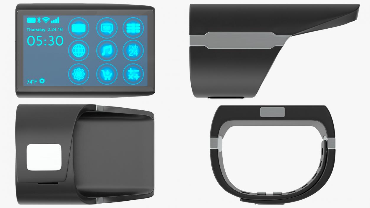 Wrist Communicator Black 3D model