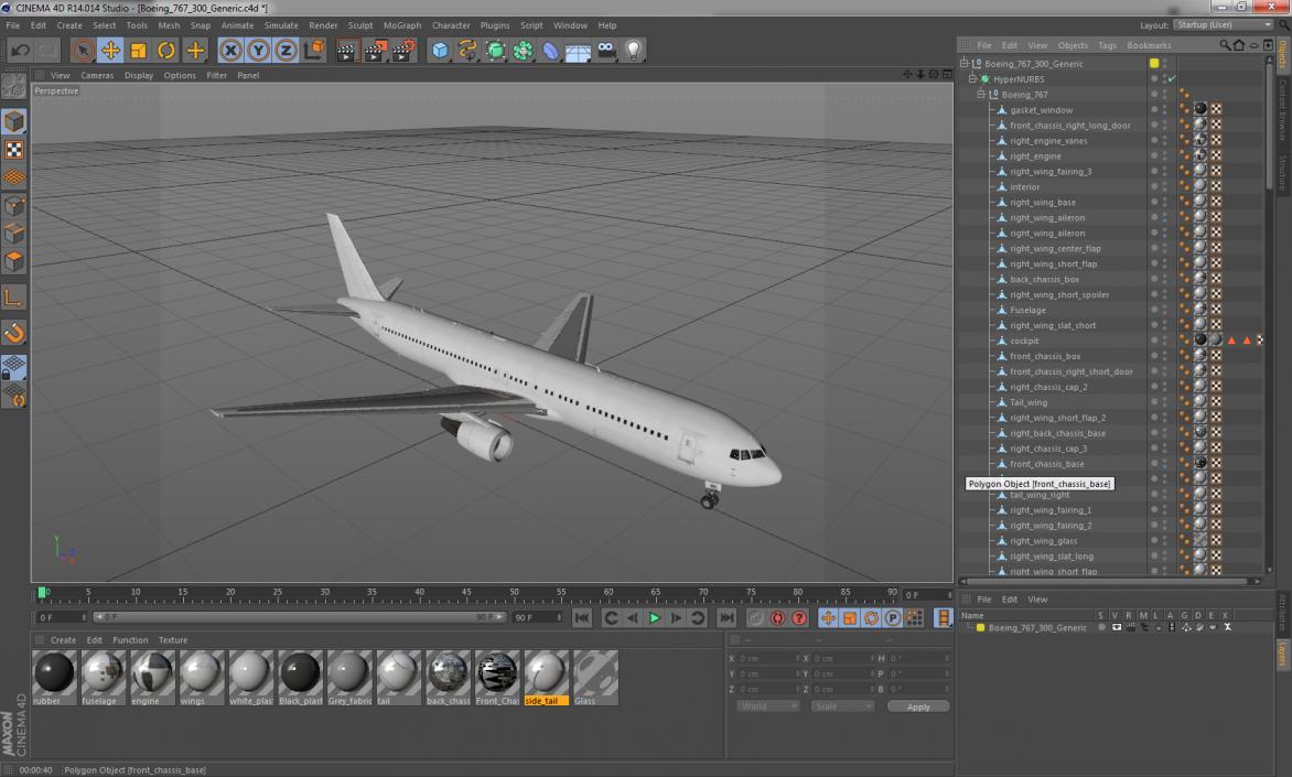 Boeing 767-300 Generic 3D