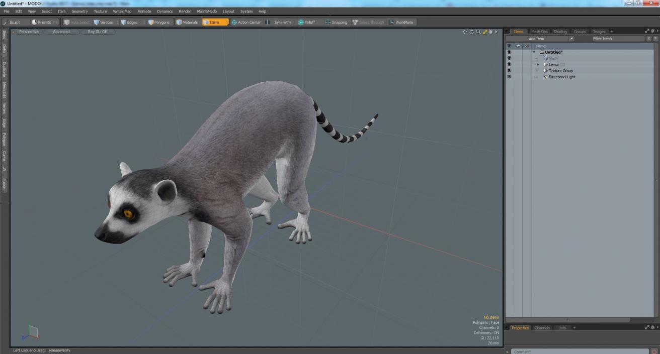 Lemur 3D model