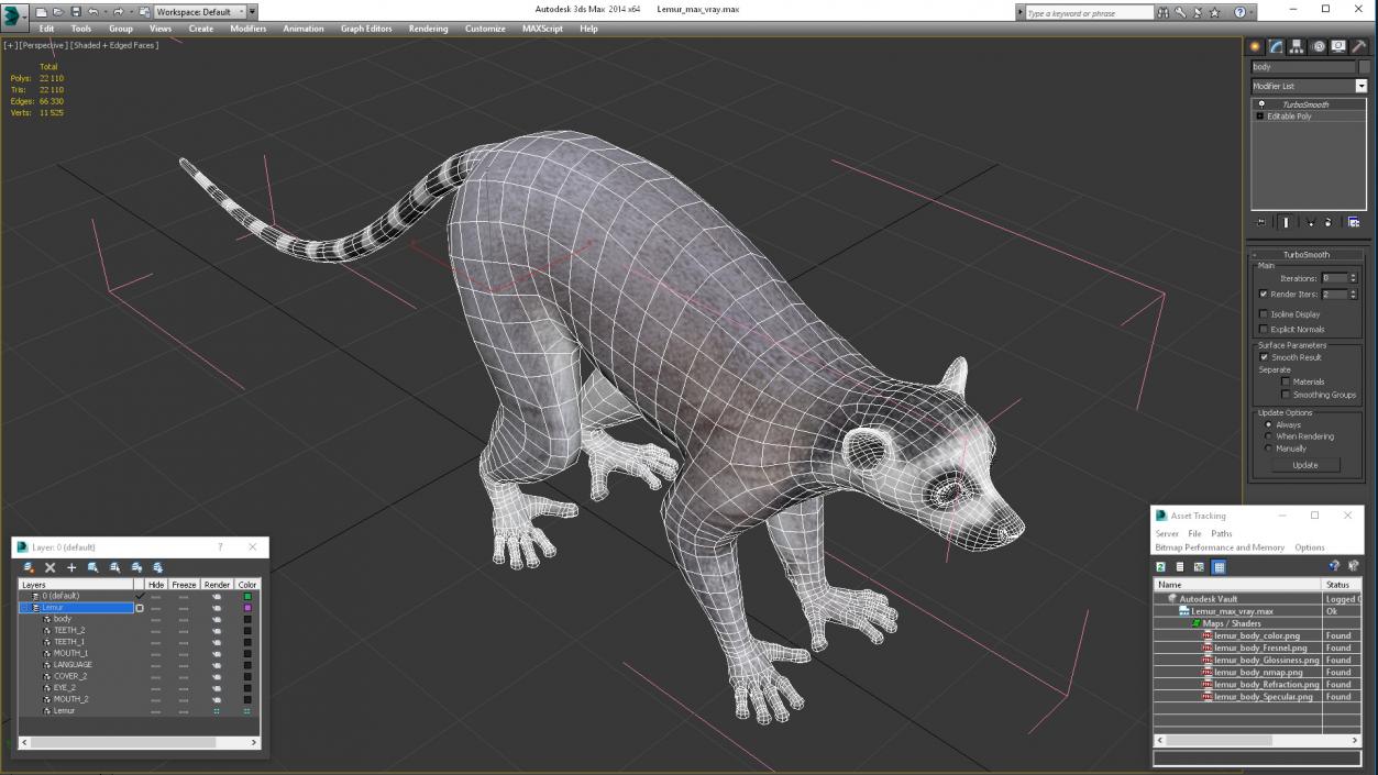 Lemur 3D model