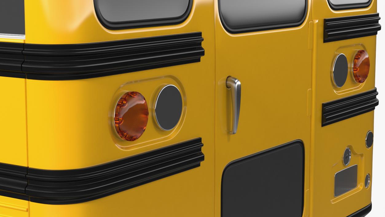 School Bus Exterior Only 3D model