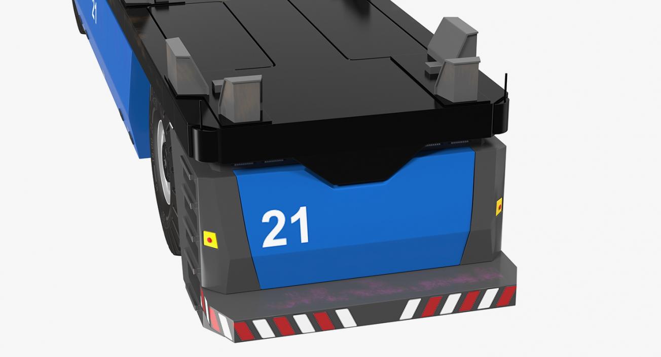 3D Electric AGV Trailer Generic model