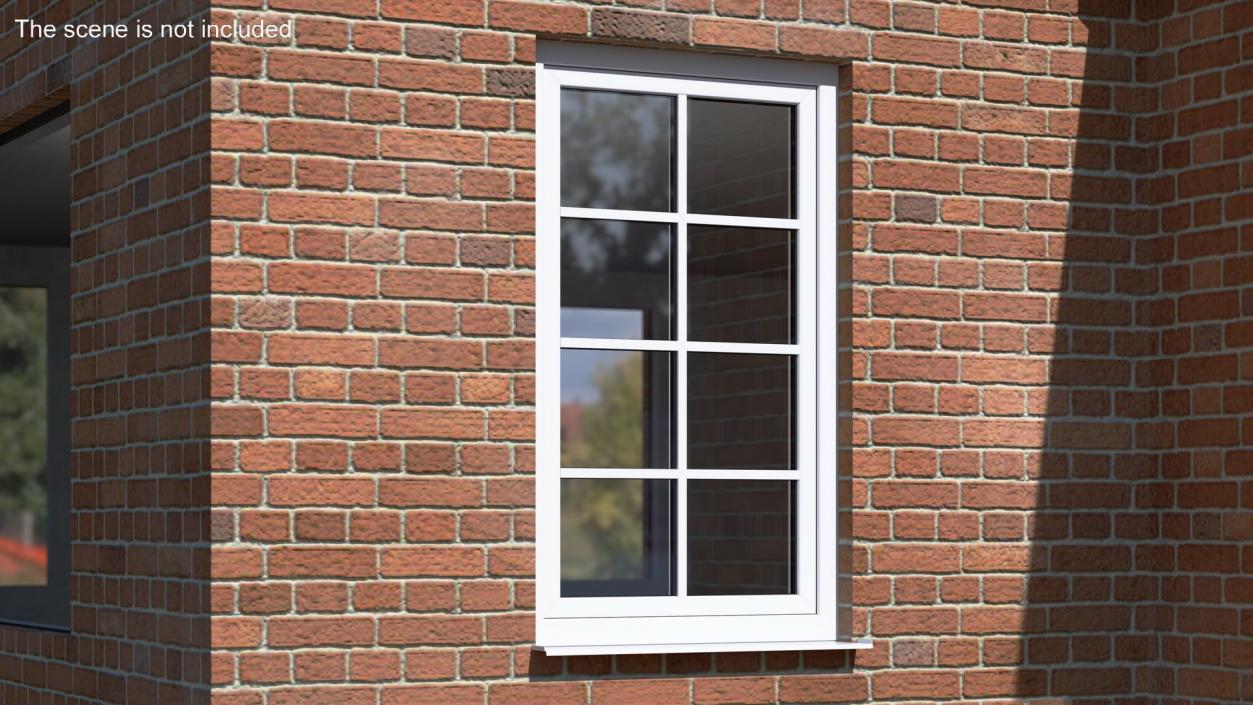 3D Classic Casement Window model