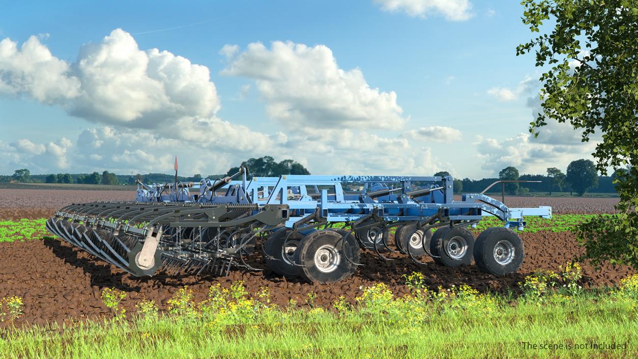 3D Seedbed Cultivator model