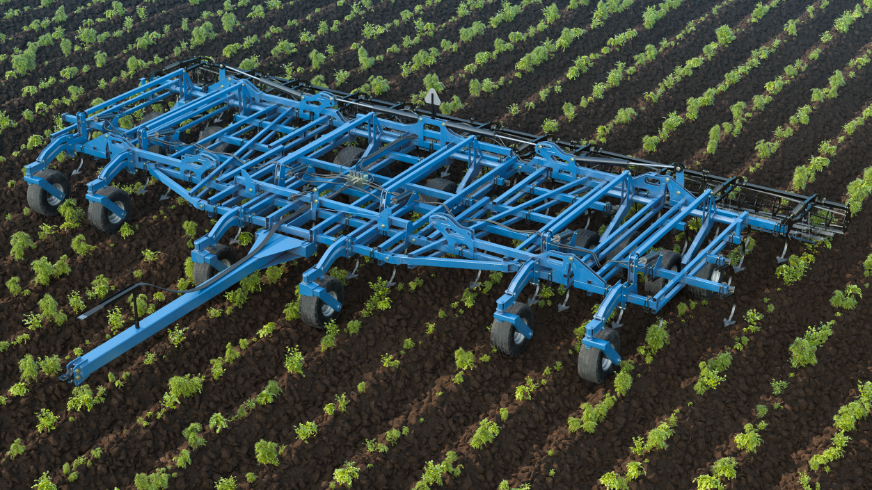 3D Seedbed Cultivator model