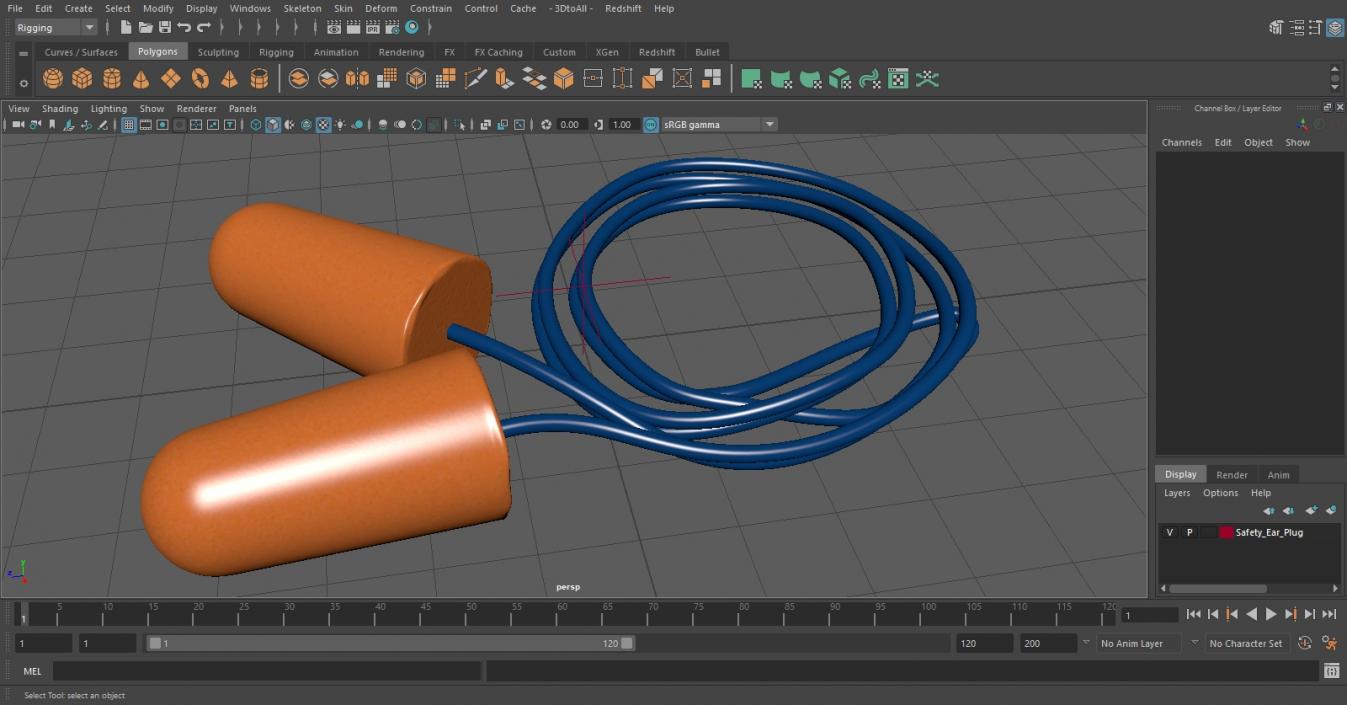 3D model Safety Ear Plug