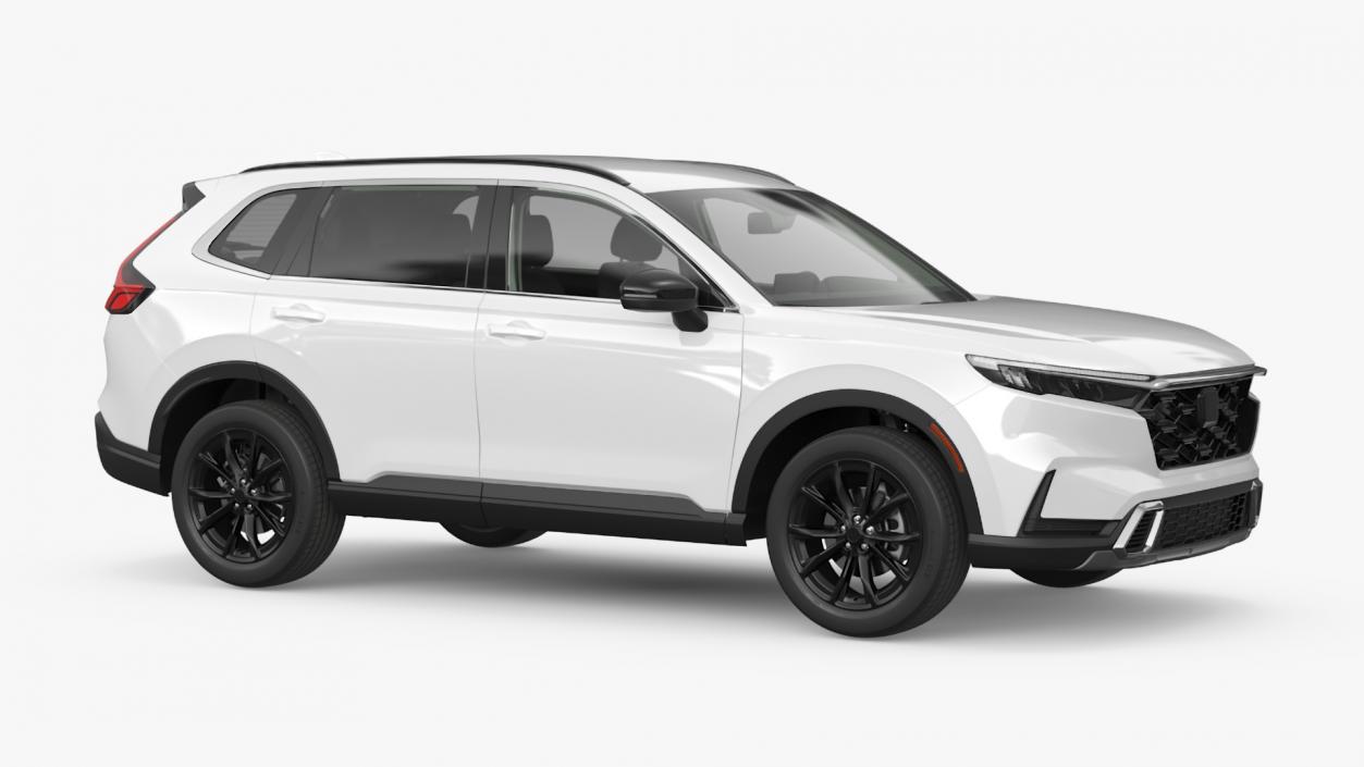 3D model City SUV White Simplified