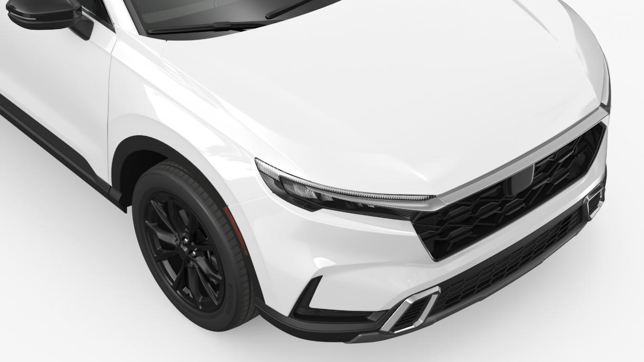 3D model City SUV White Simplified