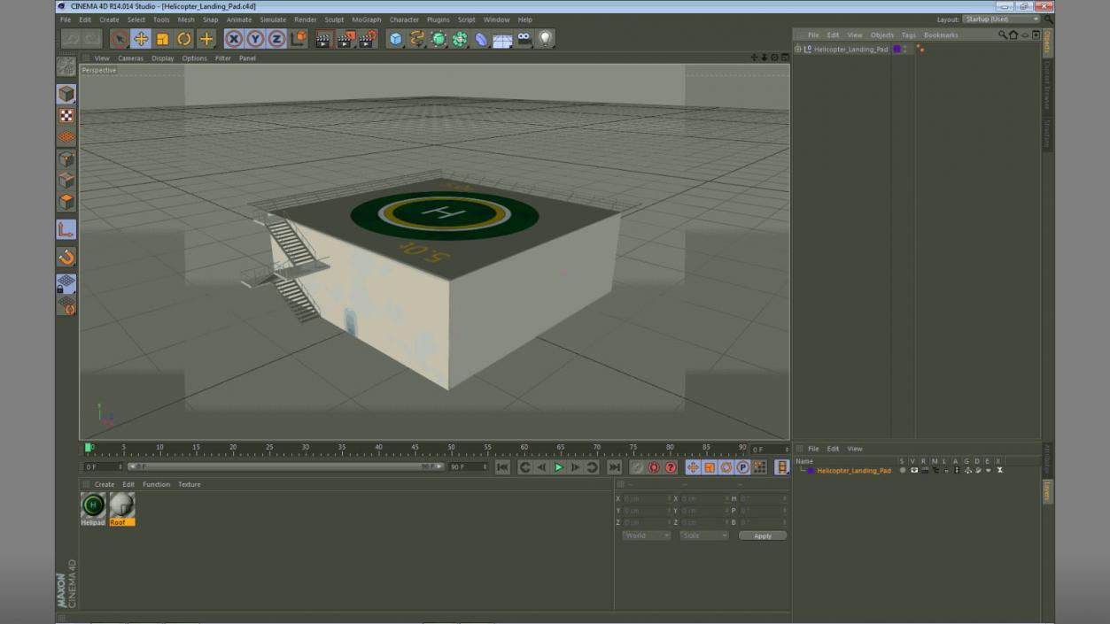 Helicopter Landing Pad 3D