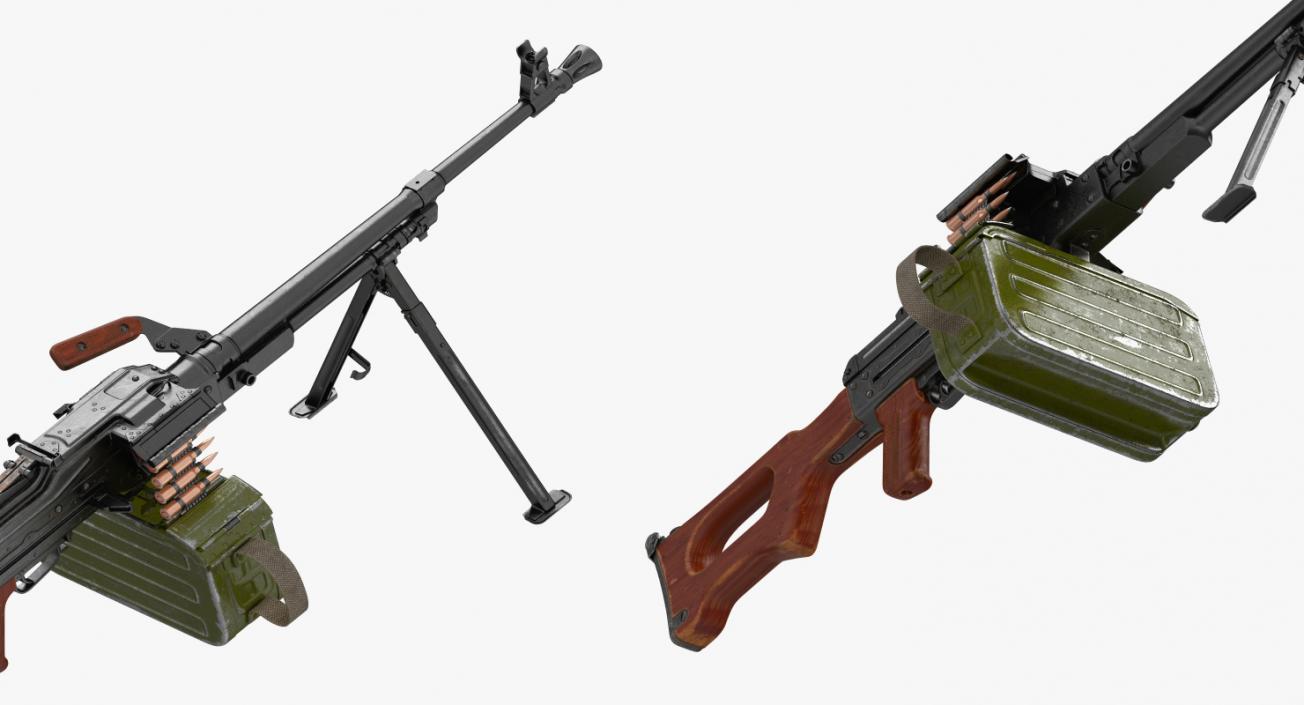 3D model Machine Guns Collection 2