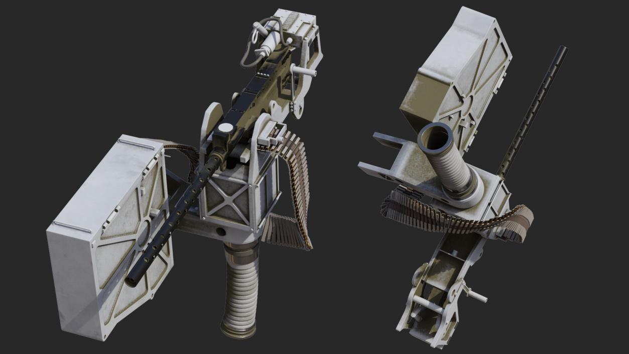 3D model Machine Guns Collection 2