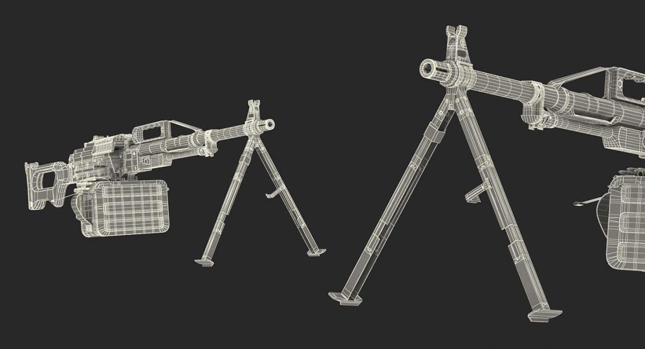 3D model Machine Guns Collection 2