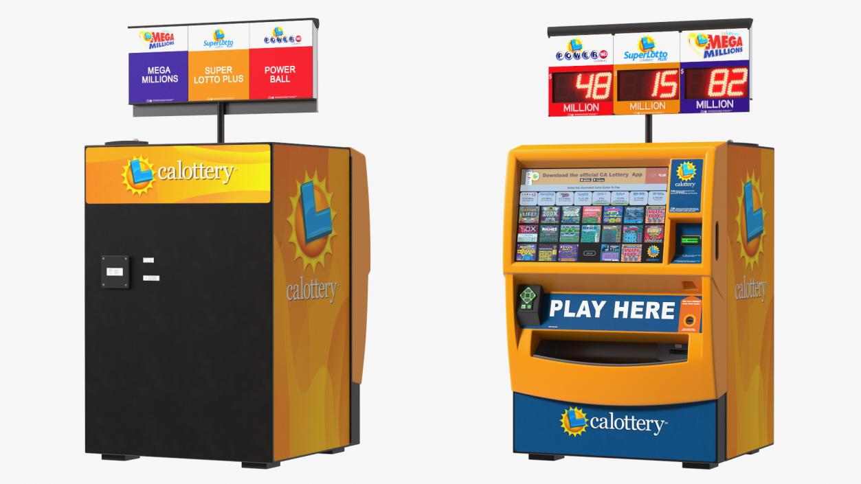 3D model Calottery Lottery Machine