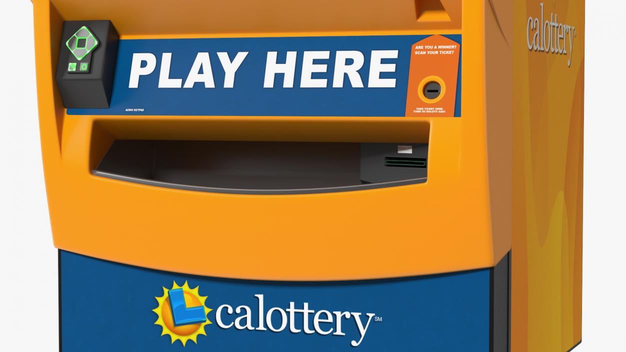 3D model Calottery Lottery Machine