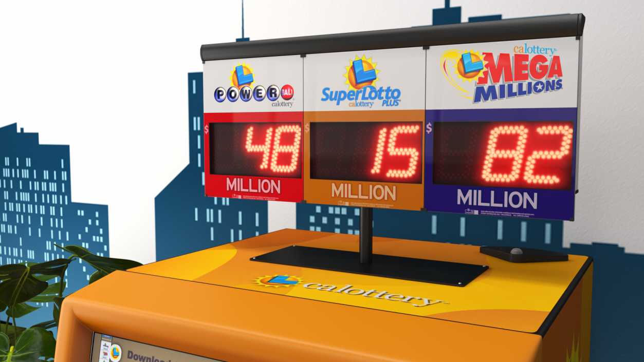 3D model Calottery Lottery Machine