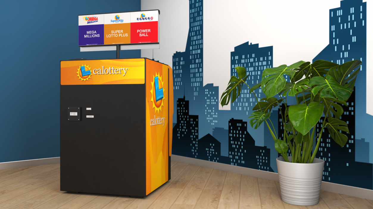 3D model Calottery Lottery Machine