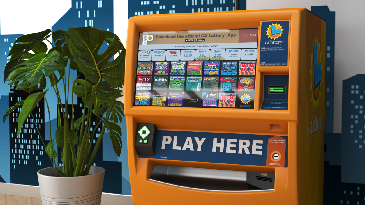 3D model Calottery Lottery Machine