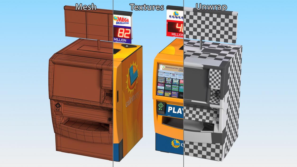 3D model Calottery Lottery Machine