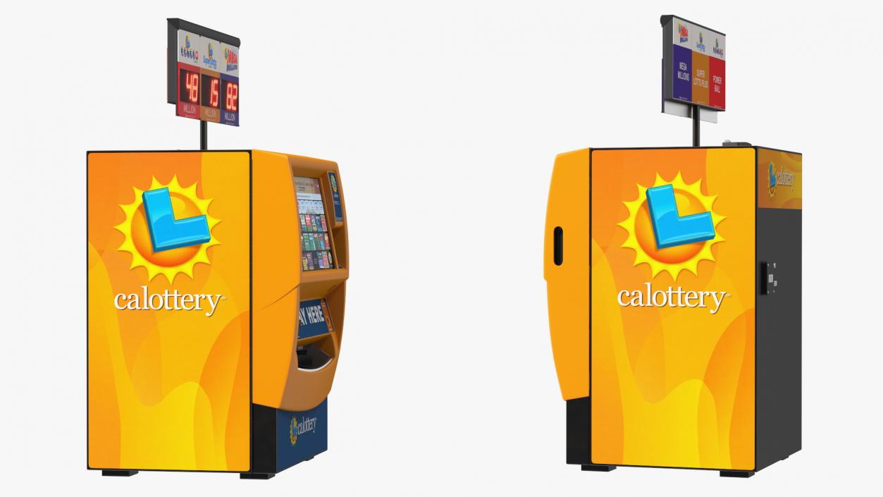 3D model Calottery Lottery Machine