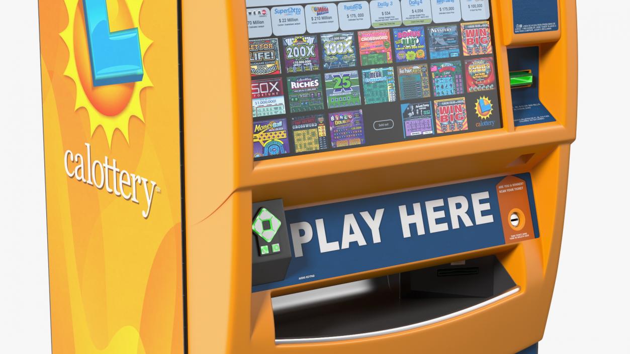 3D model Calottery Lottery Machine