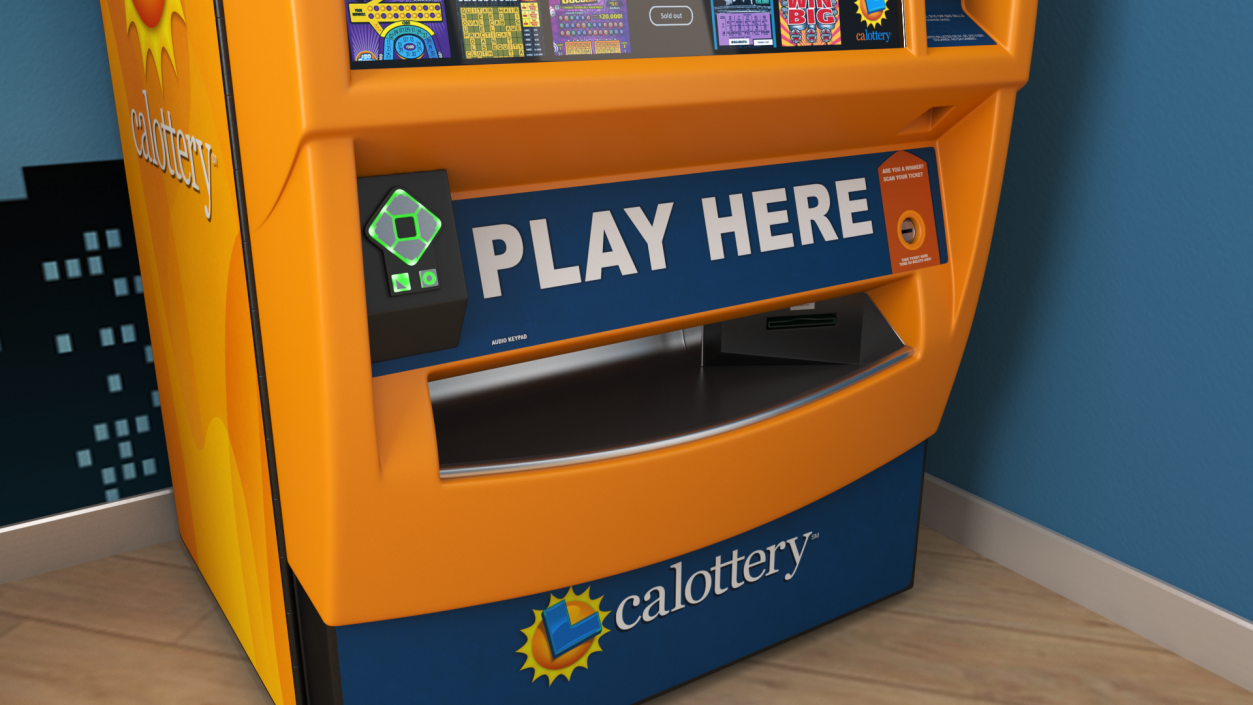 3D model Calottery Lottery Machine