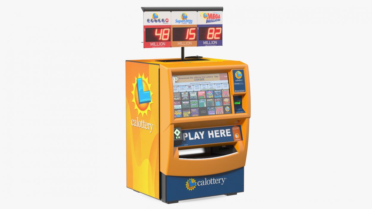 3D model Calottery Lottery Machine