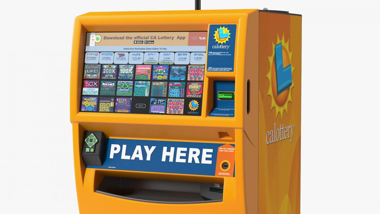 3D model Calottery Lottery Machine