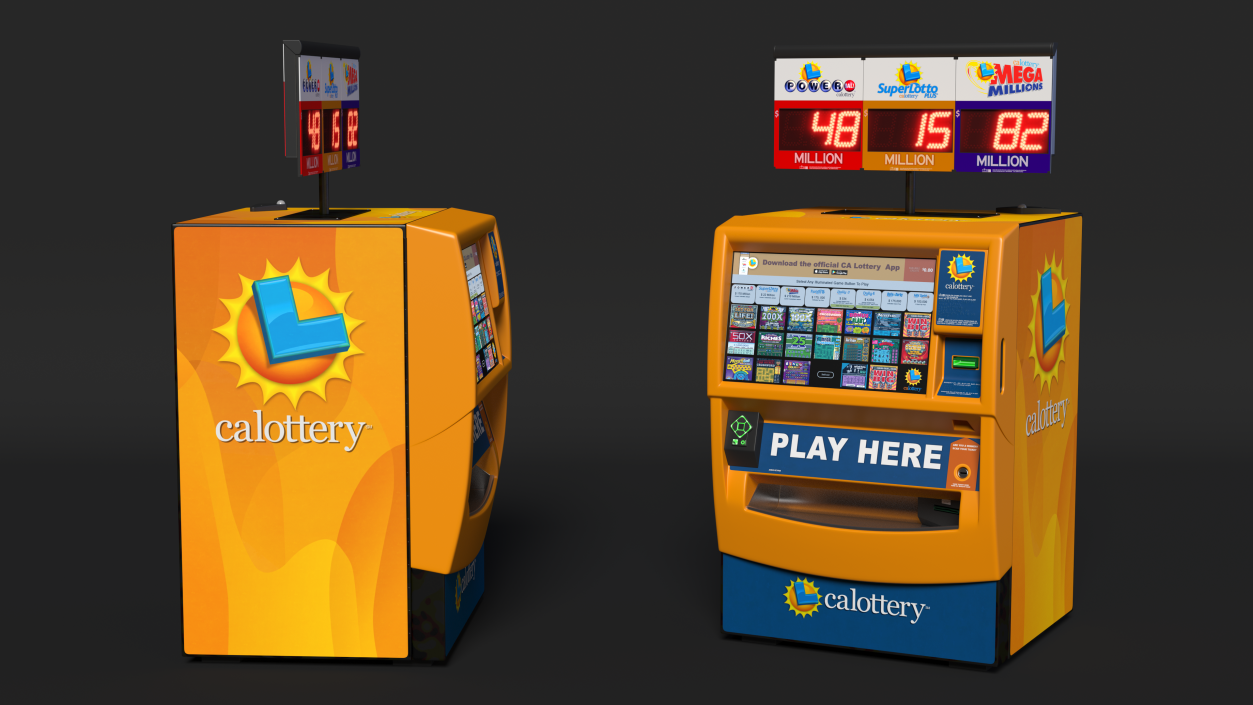 3D model Calottery Lottery Machine