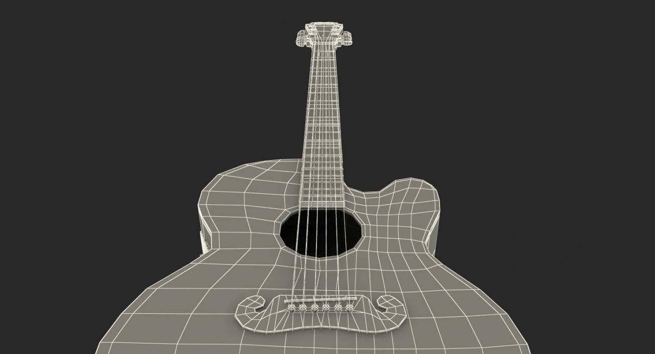 3D model Classical Acoustic Guitar