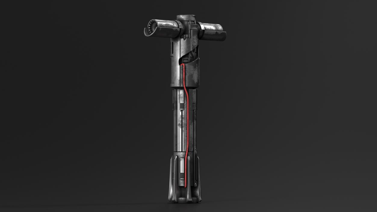 Kylo Rens Lightsaber Off 3D model