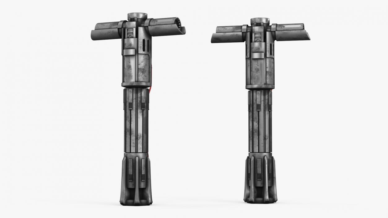 Kylo Rens Lightsaber Off 3D model