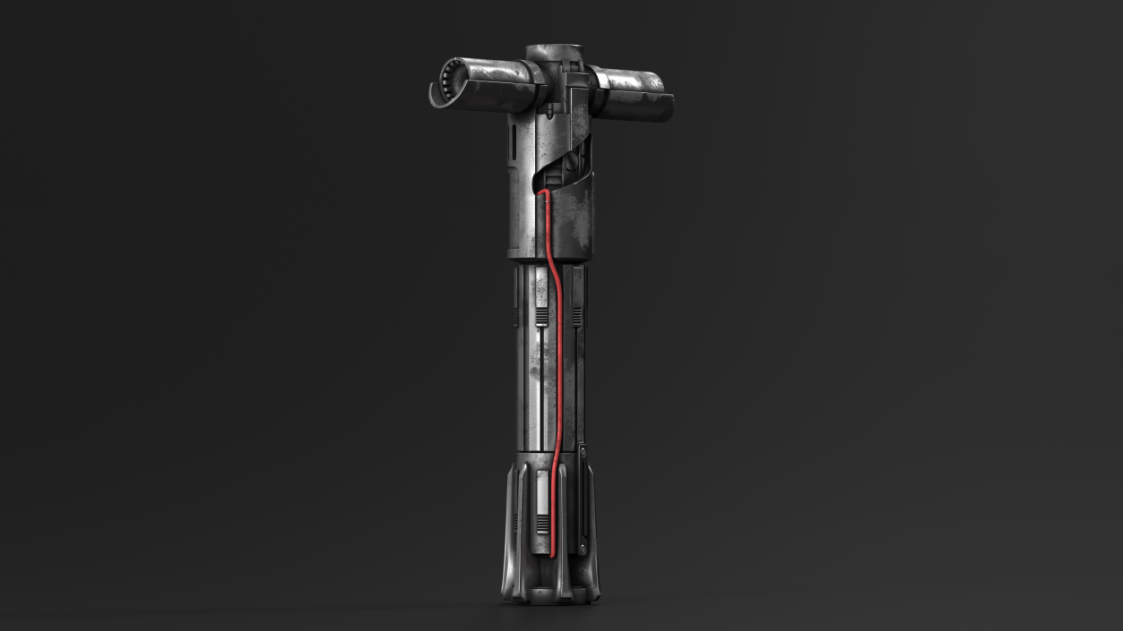 Kylo Rens Lightsaber Off 3D model