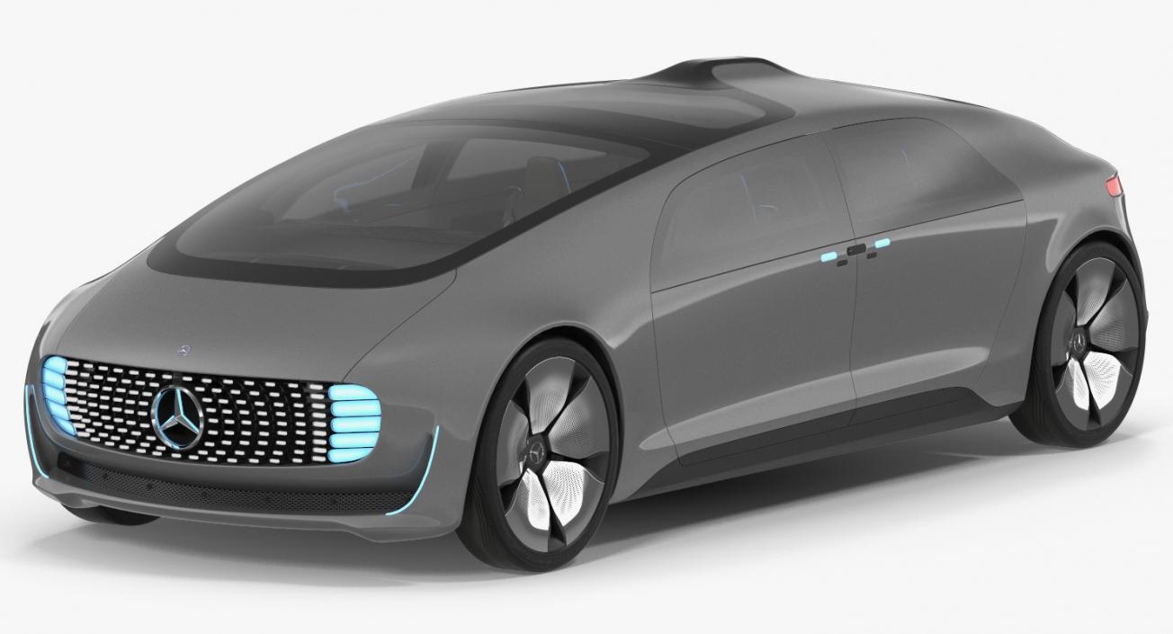 3D Autonomous Concept Car Mercedes Benz F015