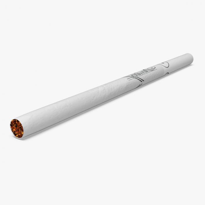 Cigarette Davidoff White Super Slim 2 3D