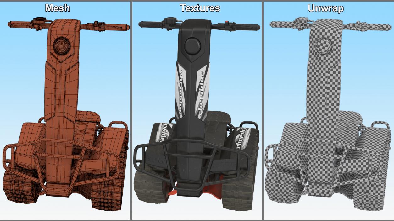 Dusted Stands Up DTV Shredder 3D model