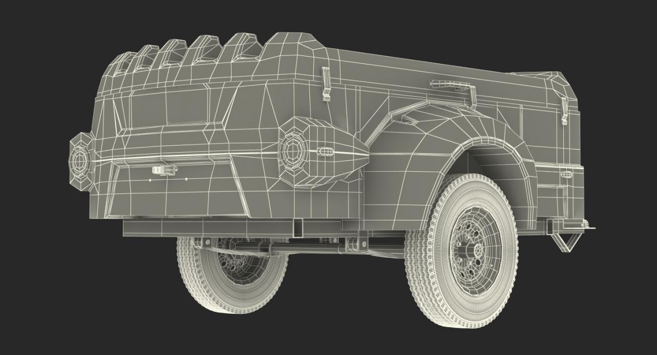 3D Mini Cargo Utility Trailer