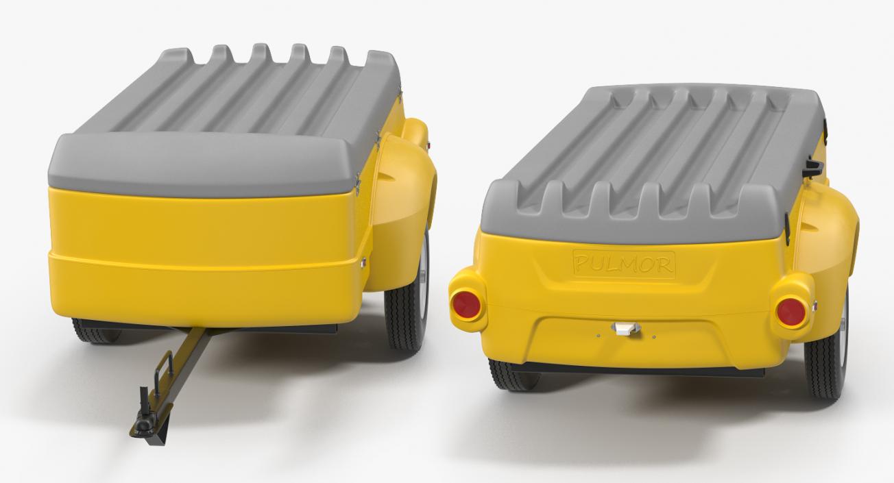 3D Mini Cargo Utility Trailer