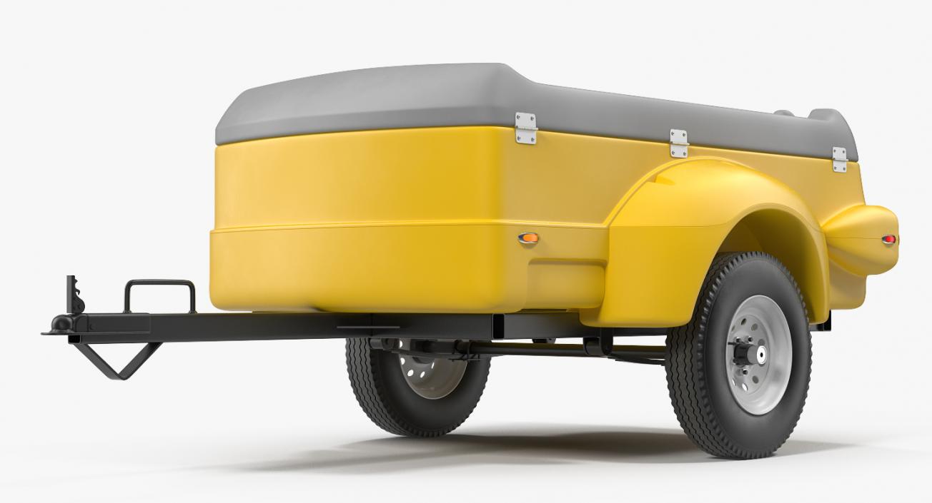 3D Mini Cargo Utility Trailer