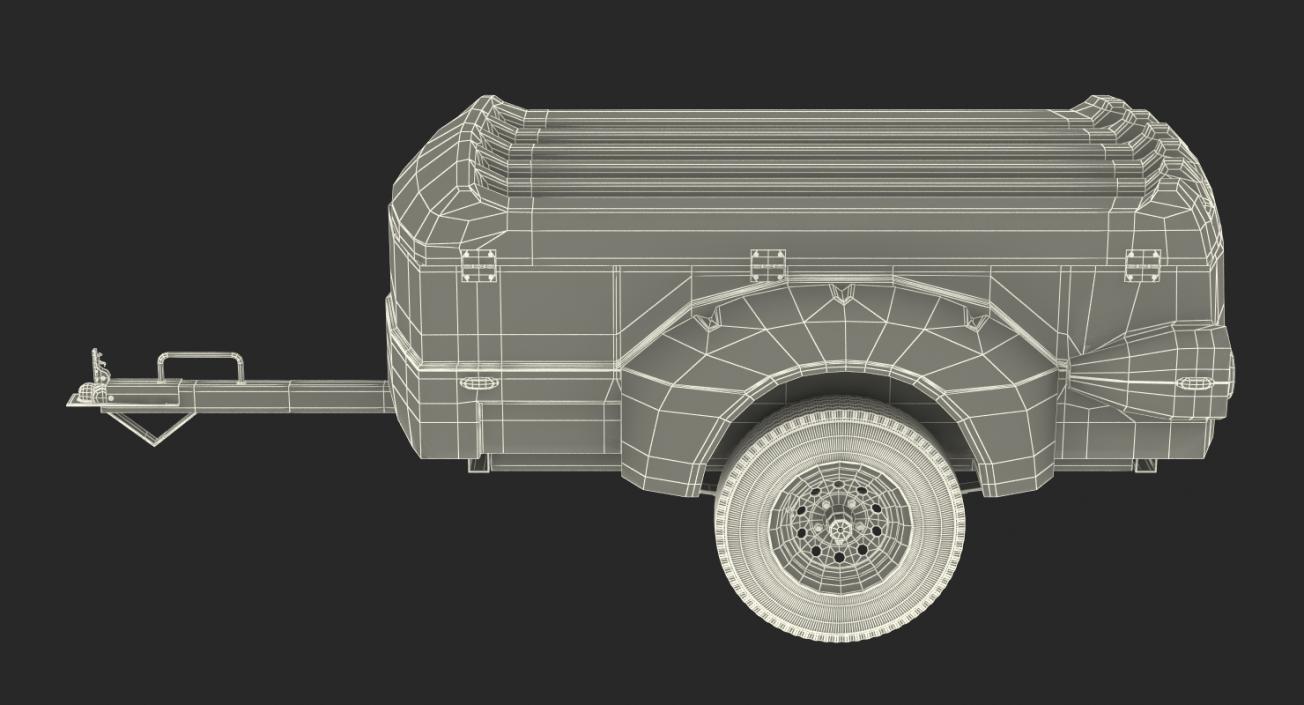 3D Mini Cargo Utility Trailer