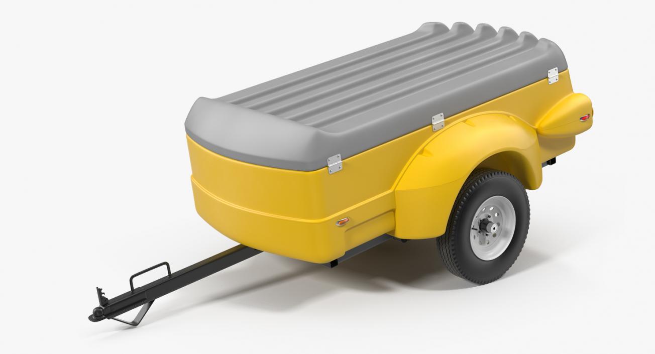 3D Mini Cargo Utility Trailer