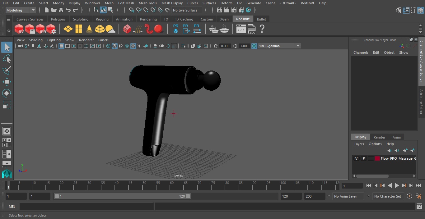 3D model Flow PRO Massage Gun