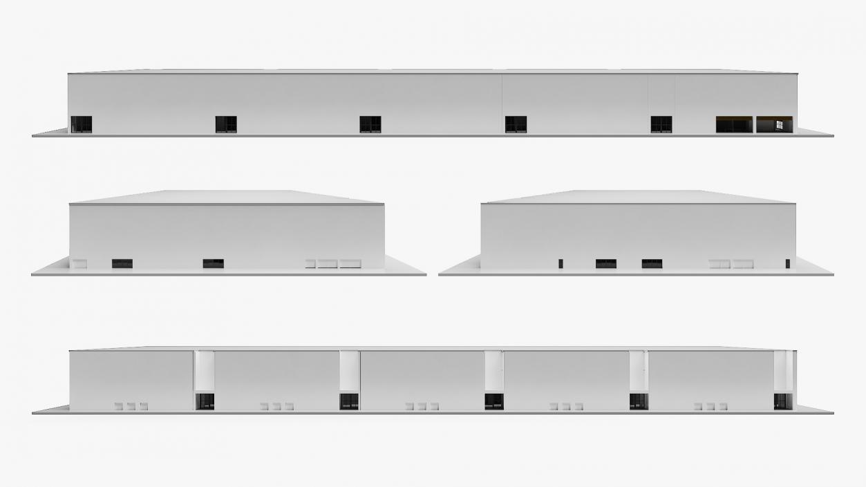 3D model Exhibition Structure