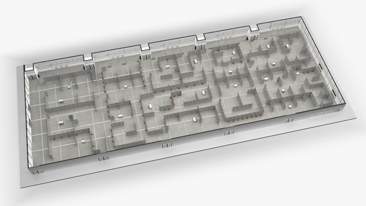 3D model Exhibition Structure