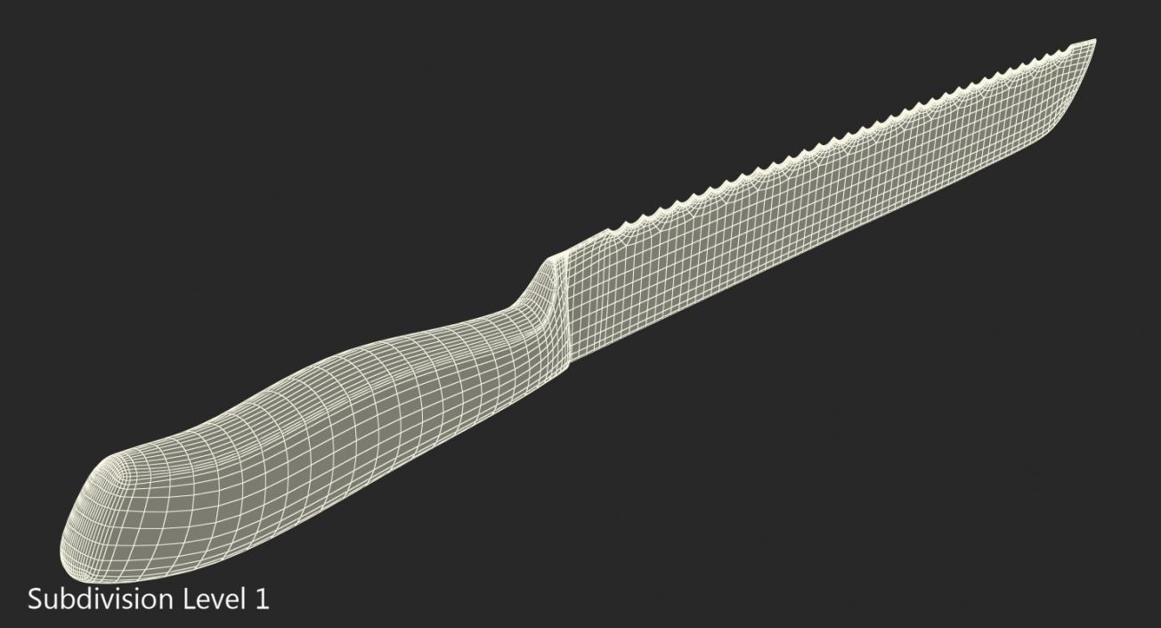 Bread Kitchen Knife 3D model