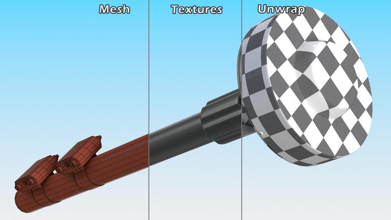 3D Telescopic Motorcycle Pancake Beacon