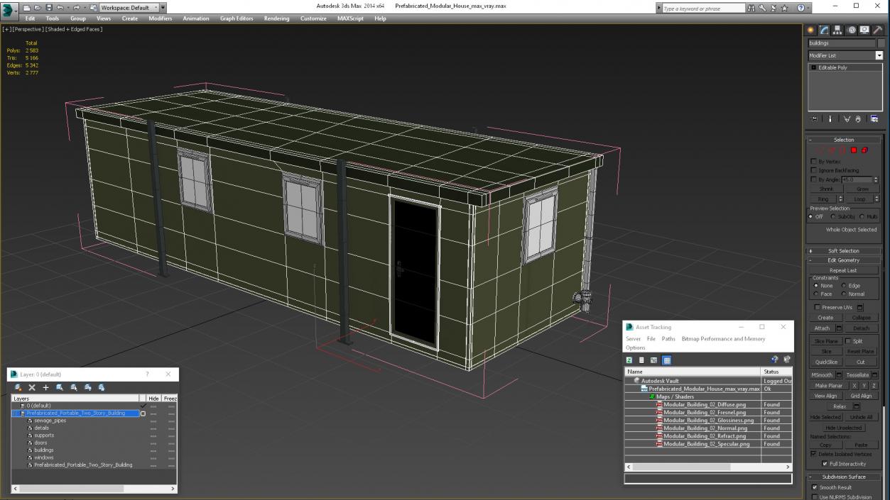 Prefabricated Modular House 3D